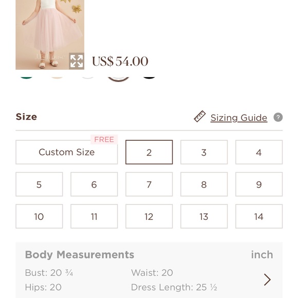 Toddler girls floor length special occasion dress - Picture 7 of 7